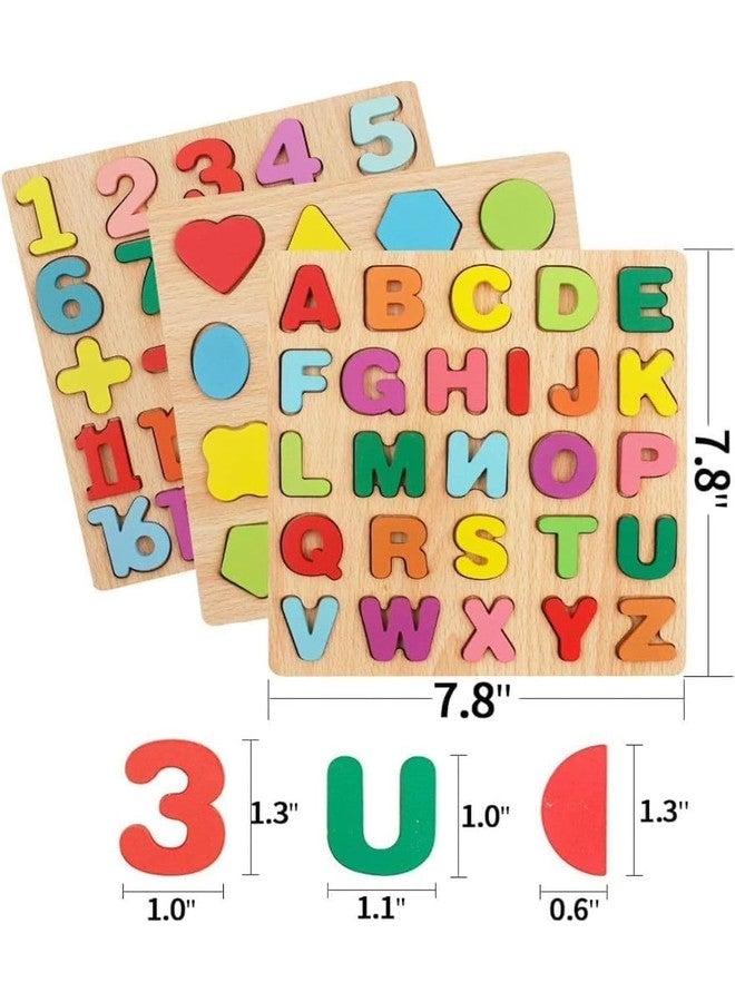 2HEET Wooden Alphabet Puzzle Board for Toddlers and Kids | A-Z Capital Letters Educational Learning Toy | Montessori-Inspired 3D Wooden ABC Puzzle | Early Childhood Development Toy for Ages 2-5 - Image 3
